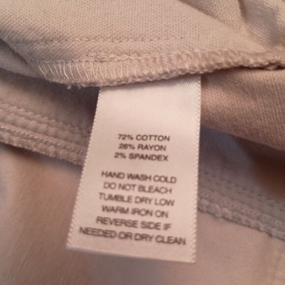 White House Black Market Womens Ruffled Beige Jacket Belted Waist & Button Cuffs - Picture 10 of 11